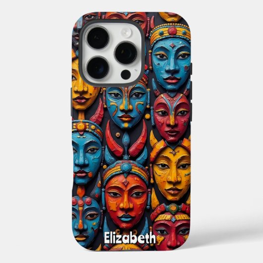 式のモザイク Case-Mate iPhoneケース (裏面)