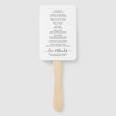 式の後ずっと楽し結婚く ハンドファン (裏面)