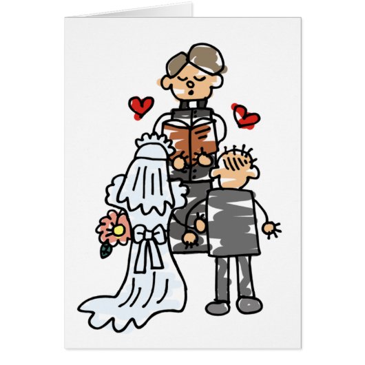 式の間、新郎新婦 (正面)