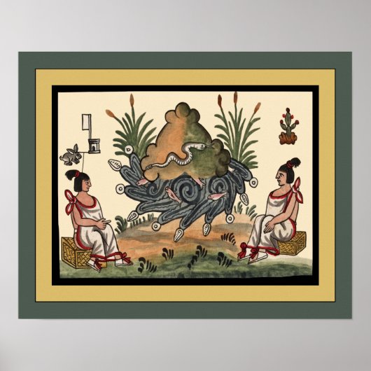 式アステカ~考古学~トバール写本~ * ~ ポスター (正面)