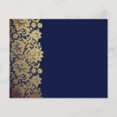 式エレガントに対する予算結婚招待状。飛ぶ チラシ (裏面)