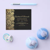 式エレガントに対する予算結婚招待状。飛ぶ チラシ (シングル)