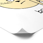 式プリント、感情プリント、感覚、ピンク ポスター (角)