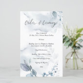 式典の順序ウィスピーのほこりっぽい青い葉 (スタンド正面)