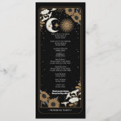 式場 ウェディング パーティー カード タロット ウェルカム メニュー (裏面)