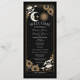 式場 ウェディング パーティー カード タロット ウェルカム メニュー