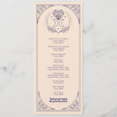 式場 結婚式 ゲストカード タロット プログラム 星 (裏面)