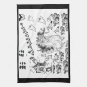 式幽霊のよく出る- キッチンタオル (縦)