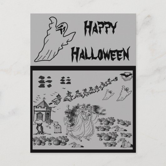 式幽霊のよく出る- シーズンポストカード (正面)