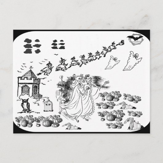 式幽霊のよく出る- シーズンポストカード (正面)