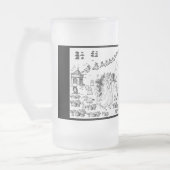 式幽霊のよく出る- フロストグラスビールジョッキ (左)