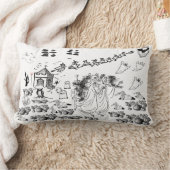 式幽霊のよく出る- ランバークッション (ブランケット)