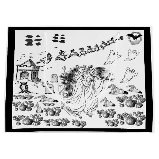 式幽霊のよく出る- ラージペーパーバッグ (正面)