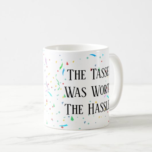 式服式帽のフクロウの卒業のマグを個人化して下さい コーヒーマグカップ (正面右)