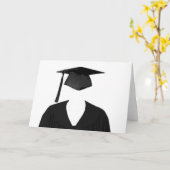 式服式帽Template2の大学院のクラス カード (黄色い花)