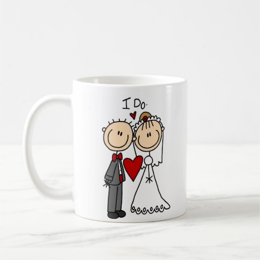 式結婚のマグ コーヒーマグカップ (左)