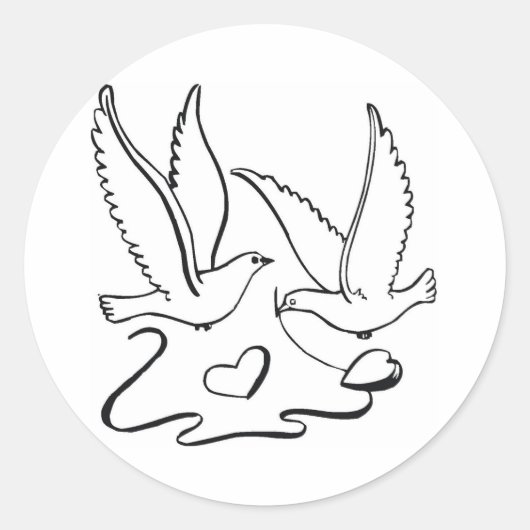 式結婚は終わる ラウンドシール (正面)