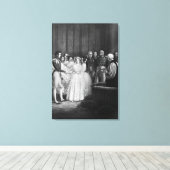 式結婚は キャンバスプリント (インサイチュ (ウッドフロア))