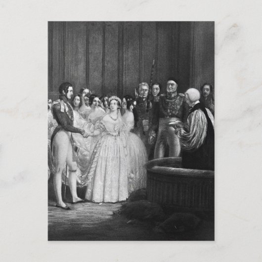 式結婚は ポストカード (正面)