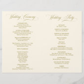 式結婚プログラムクラシックエレガンス金ゴールド (裏面)