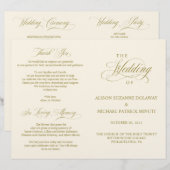 式結婚プログラムクラシックエレガンス金ゴールド (正面/裏面)