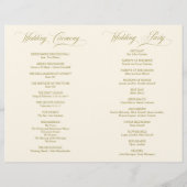 式結婚プログラムクラシックエレガンス金ゴールド (裏面)