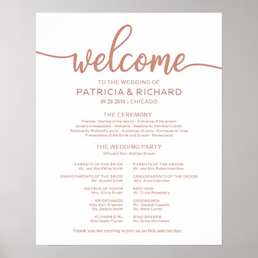 式結婚計画委員会バラ金ゴールド ポスター (正面)