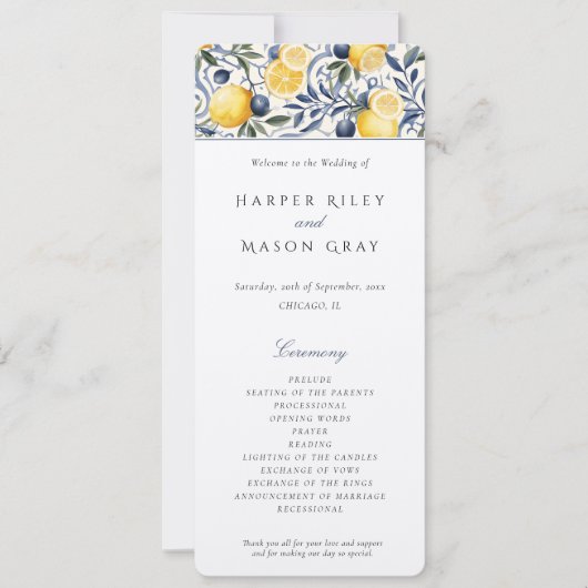 式結婚計画 招待状 (正面)