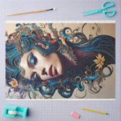 式芸術的分離ティッシュペーパー 薄葉紙 (クラフト)