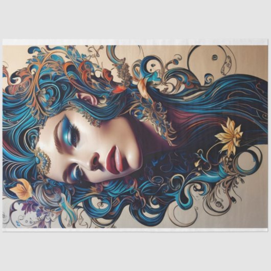 式芸術的分離ティッシュペーパー 薄葉紙 (正面)