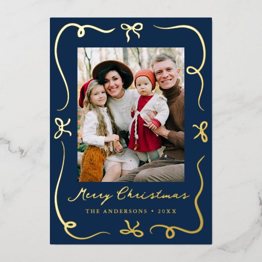 弓お洒落海軍2写真 箔シーズンカード (正面)