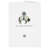 弓かわいらし羊の色を変える～カード (裏面)