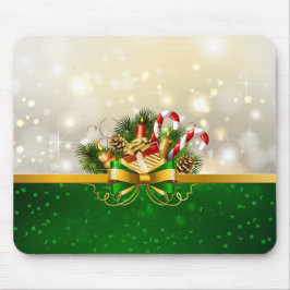 弓が付いているキャンディ・ケーン マウスパッド