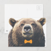 弓で熊 ポストカード (正面/裏面)