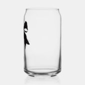 弓で結ばれた黒いリボン ガラス缶 (左)