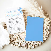 弓で花嫁のフレーズをブライダルシャワーゲーム 招待状