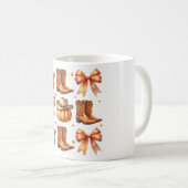 弓とカボチャ コーヒーマグカップ (正面右)