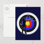 弓と的01 ポストカード (正面/裏面)