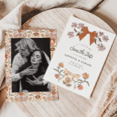 弓と花テラコッタ日付を保存 セーブザデート