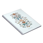 弓と花素朴青 ノートブック (右側)