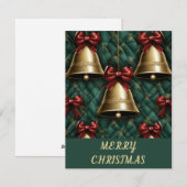 弓と鐘 – クリスマスカード (正面/裏面)