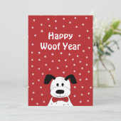弓のタイとダルマチア'Happy Woof Year シーズンカード (スタンド正面)
