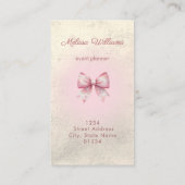 弓のロゴ 名刺 (裏面)