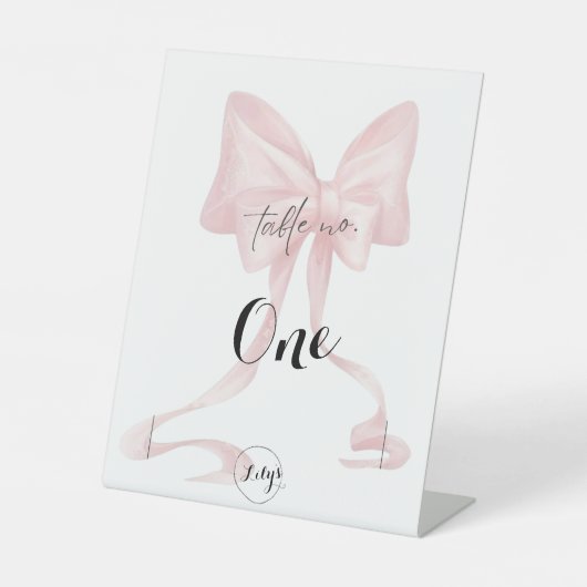 弓の卓上記号 台座サイン (正面)