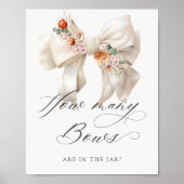 弓の数フローラバビーブシャワー ポスター (正面)