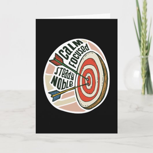 弓の的 カード (正面)