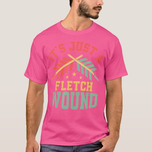 弓の矢の的を射る矢筒だ Tシャツ (正面)