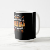 弓の贈り物を持つメンス弓の贈り物射手 コーヒーマグカップ (正面右)