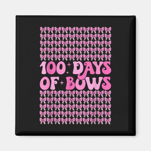 弓の100日コケット学校の弓の100日目 マグネット (正面)