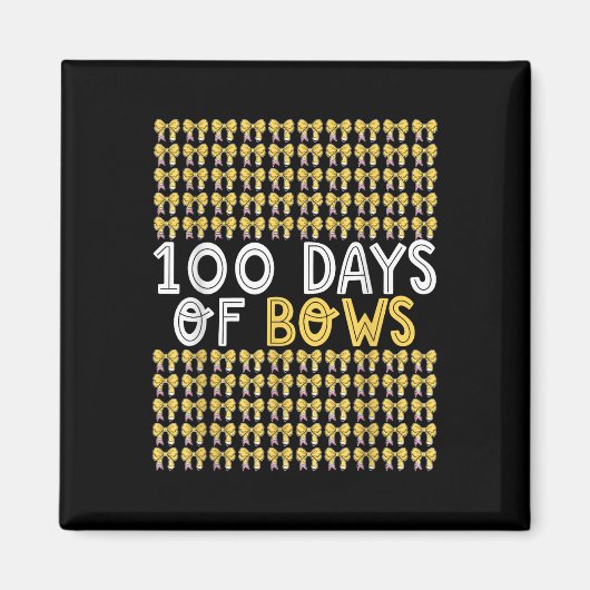 弓の100日コケット学校の弓の100日目 マグネット (正面)